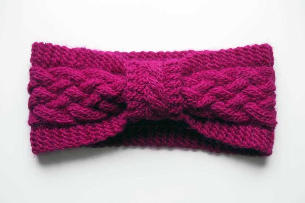 Cable knit headband pattern free uk