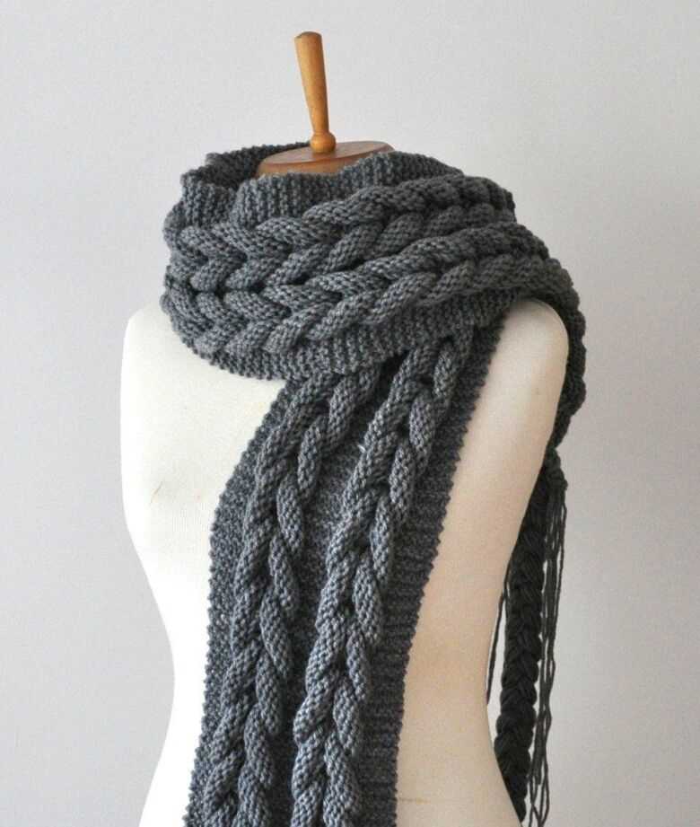 Cable knit snood pattern