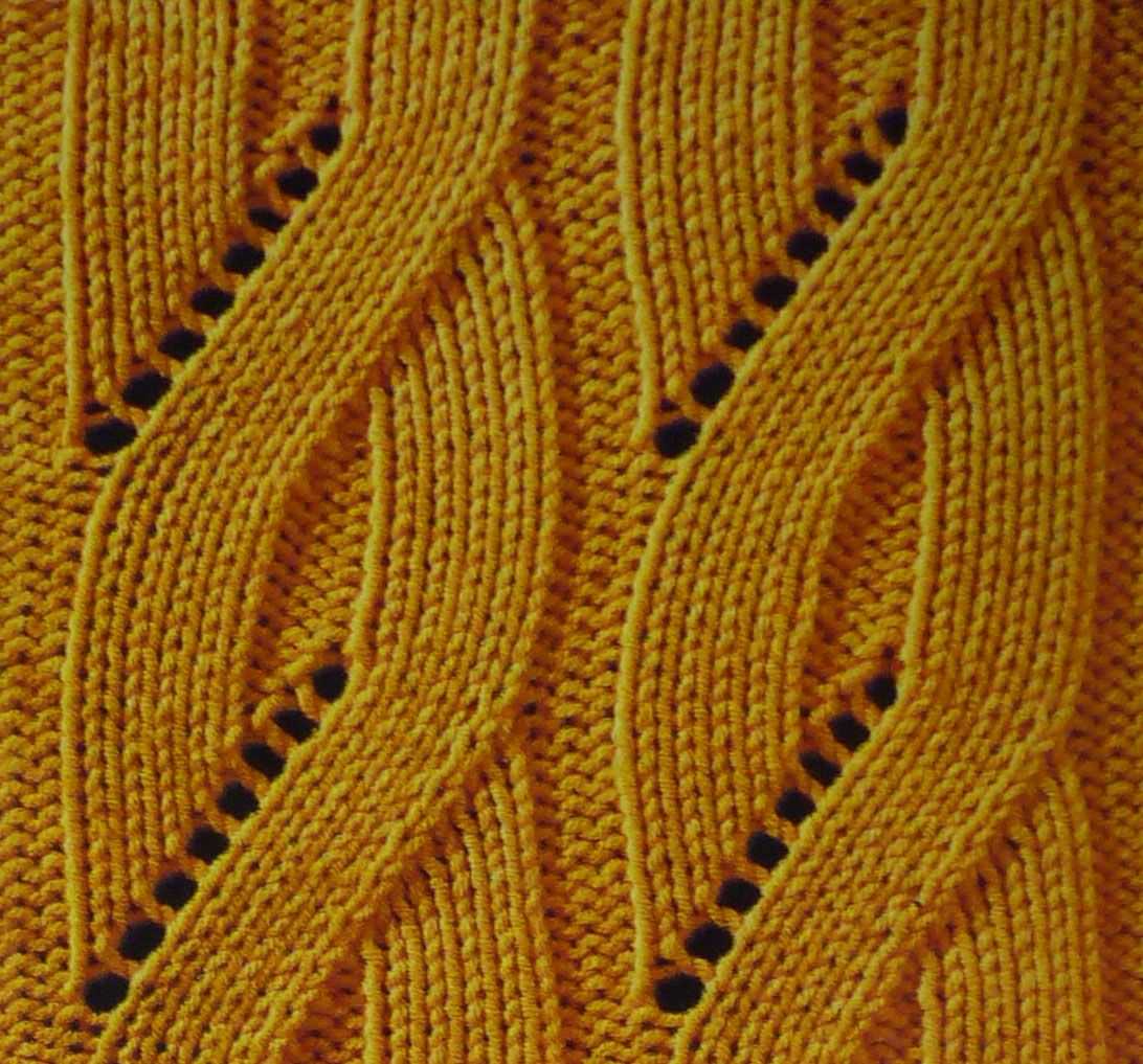 Cable pattern knit