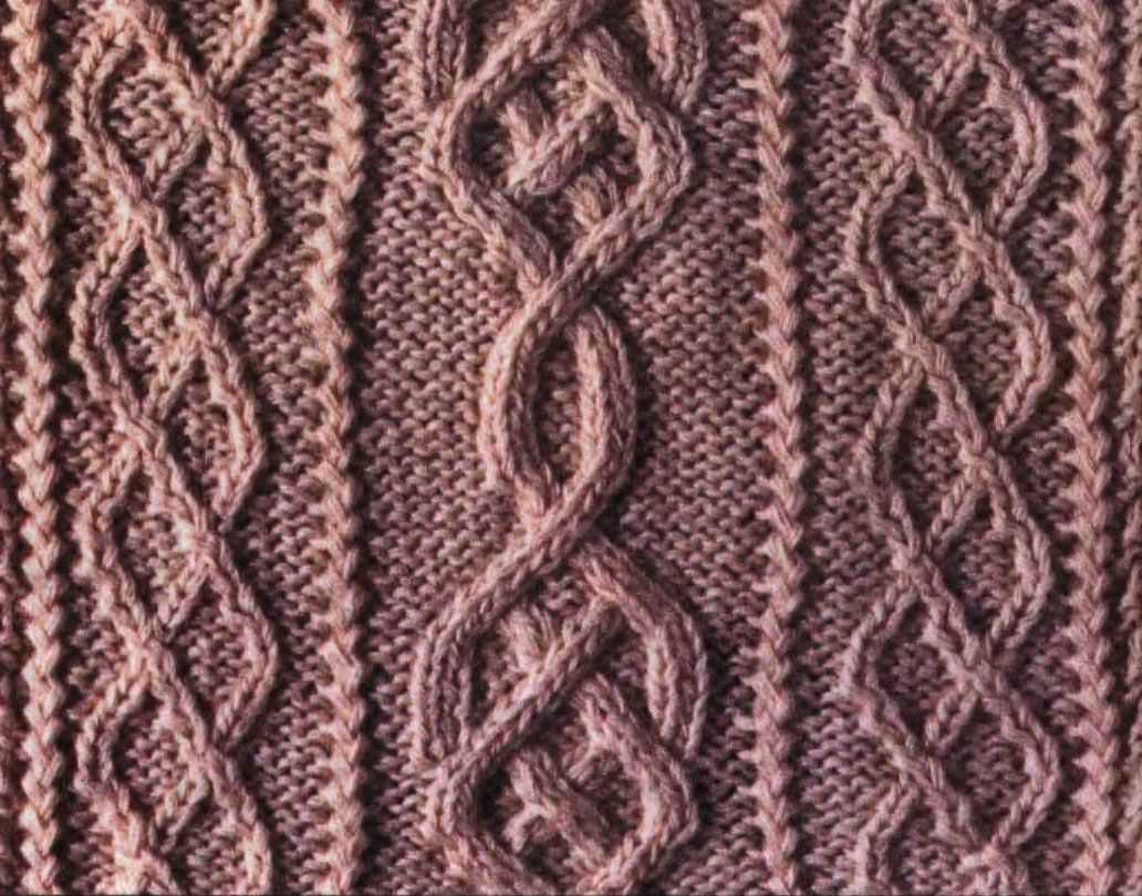 Cable pattern knit