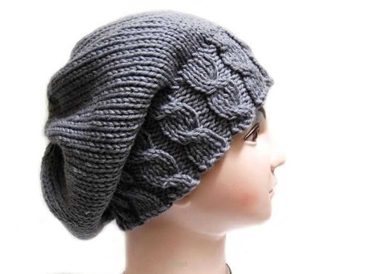 Cable beret knitting pattern