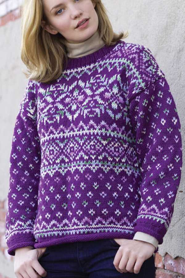 Campfire sweater knitting pattern