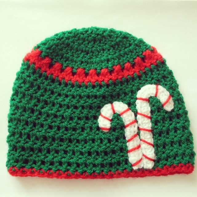 Candy cane hat knitting pattern