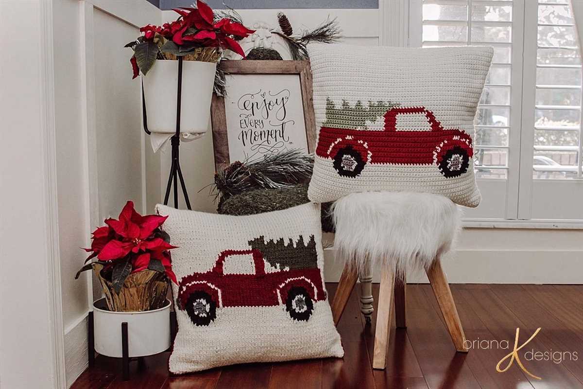 Knitted christmas cushion cover patterns