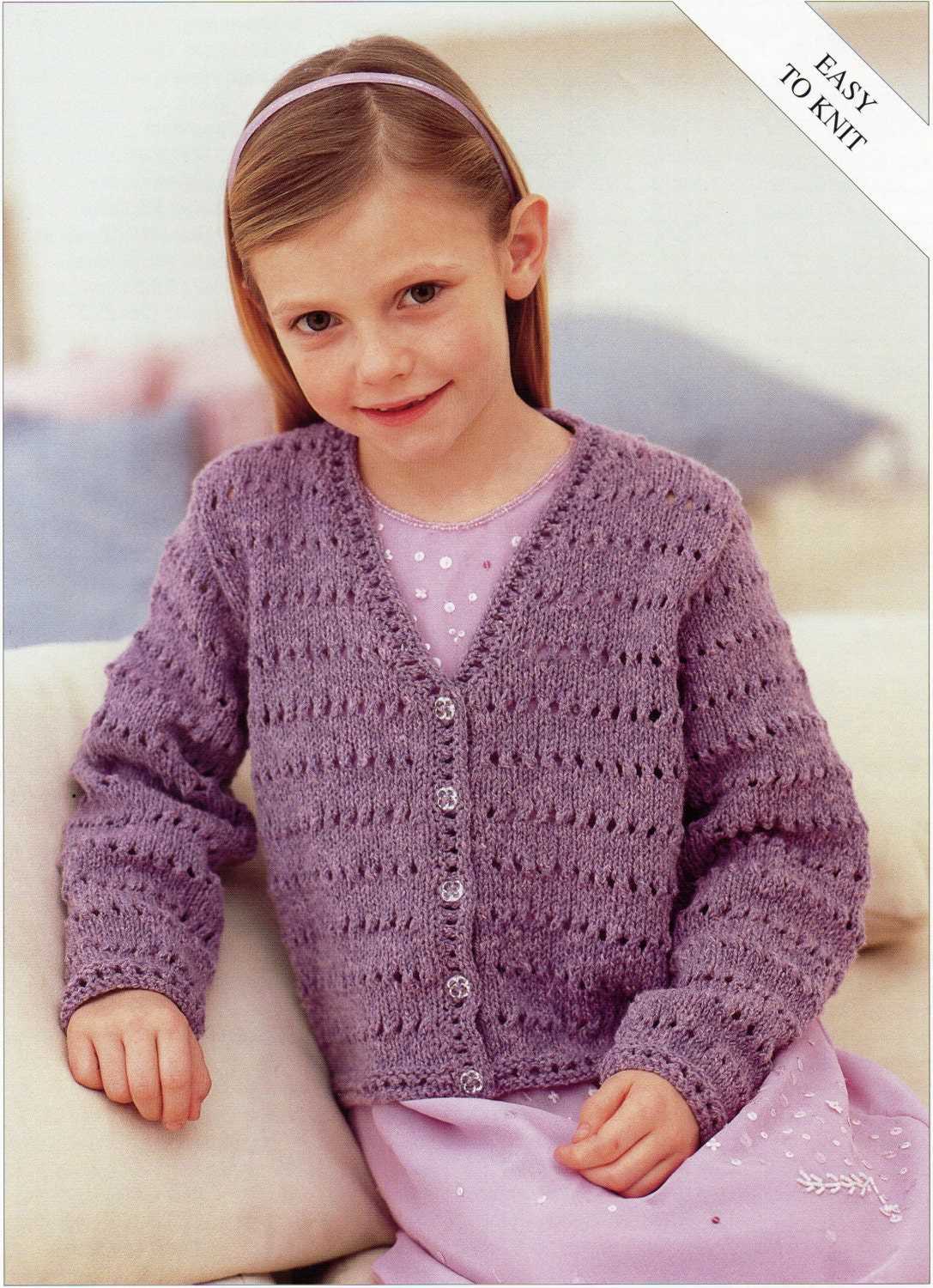 Cardigan free childrens knitting patterns to download