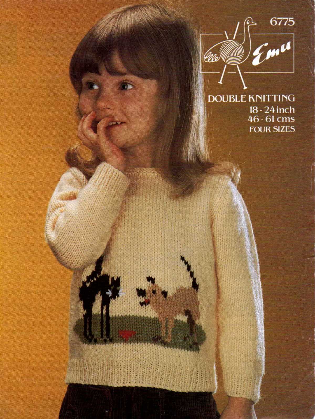 Cat knitting pattern sweater