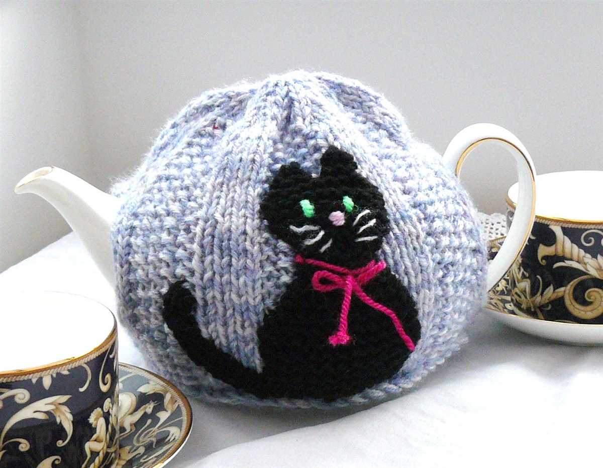 Cat tea cosy knitting pattern free