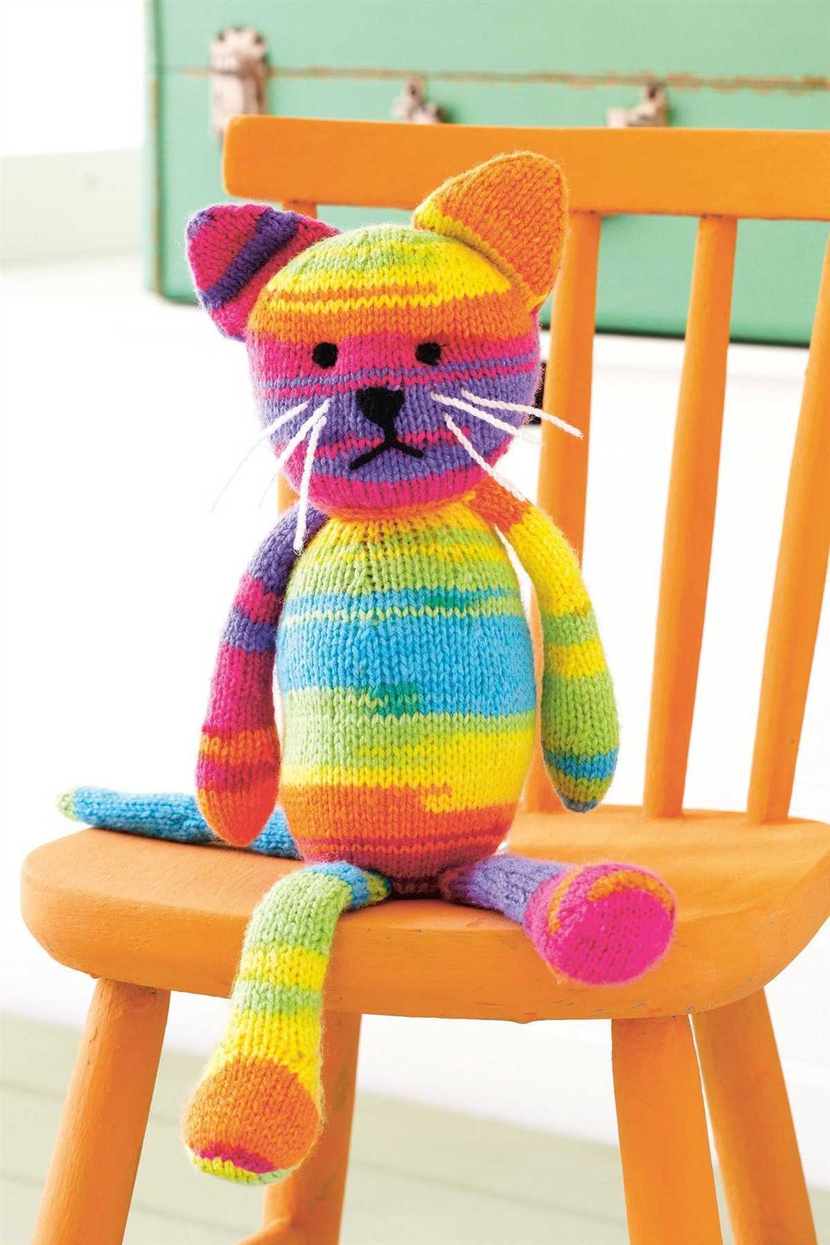 Cat toy knitting pattern