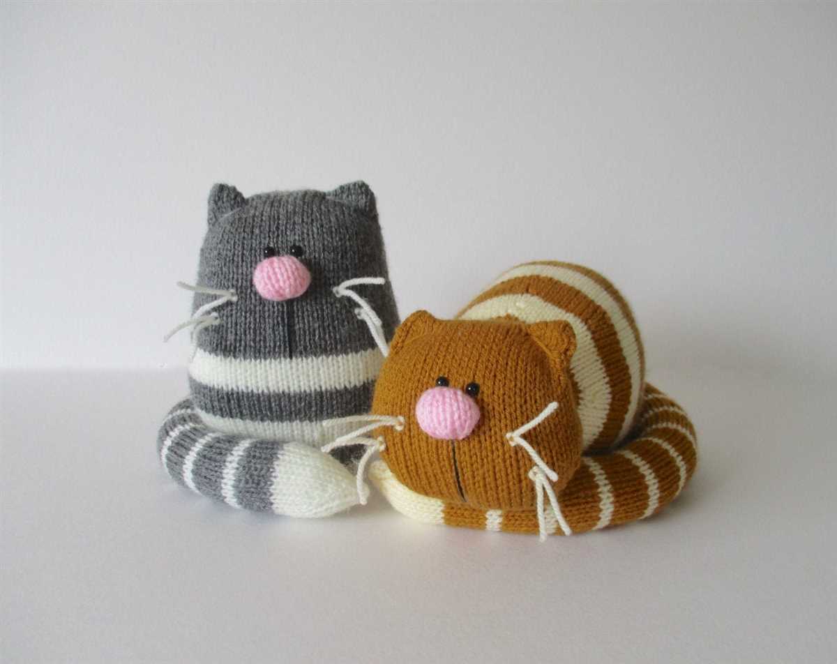 Cat toy knitting pattern