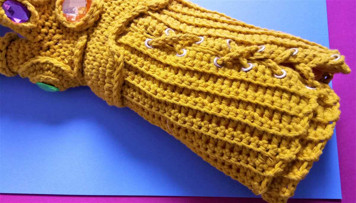 Infinity gauntlet knitting pattern free