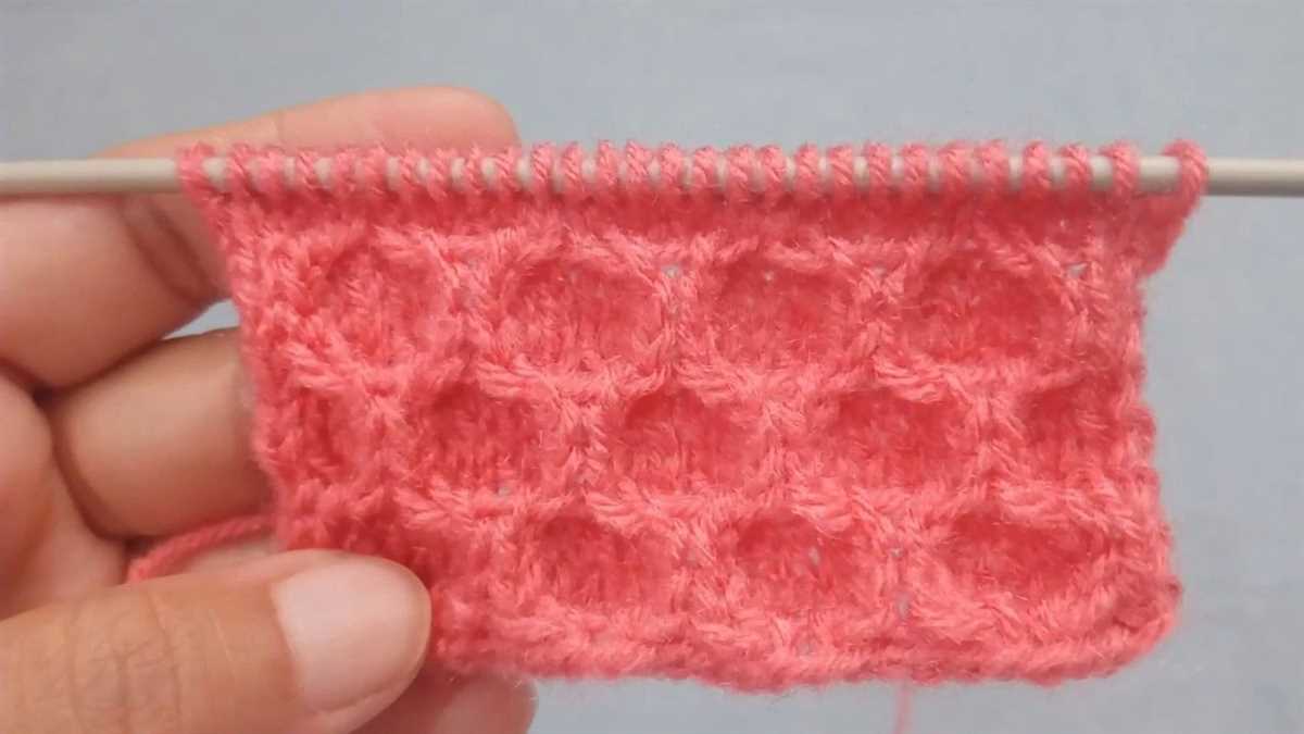 Honeycomb cable knitting pattern