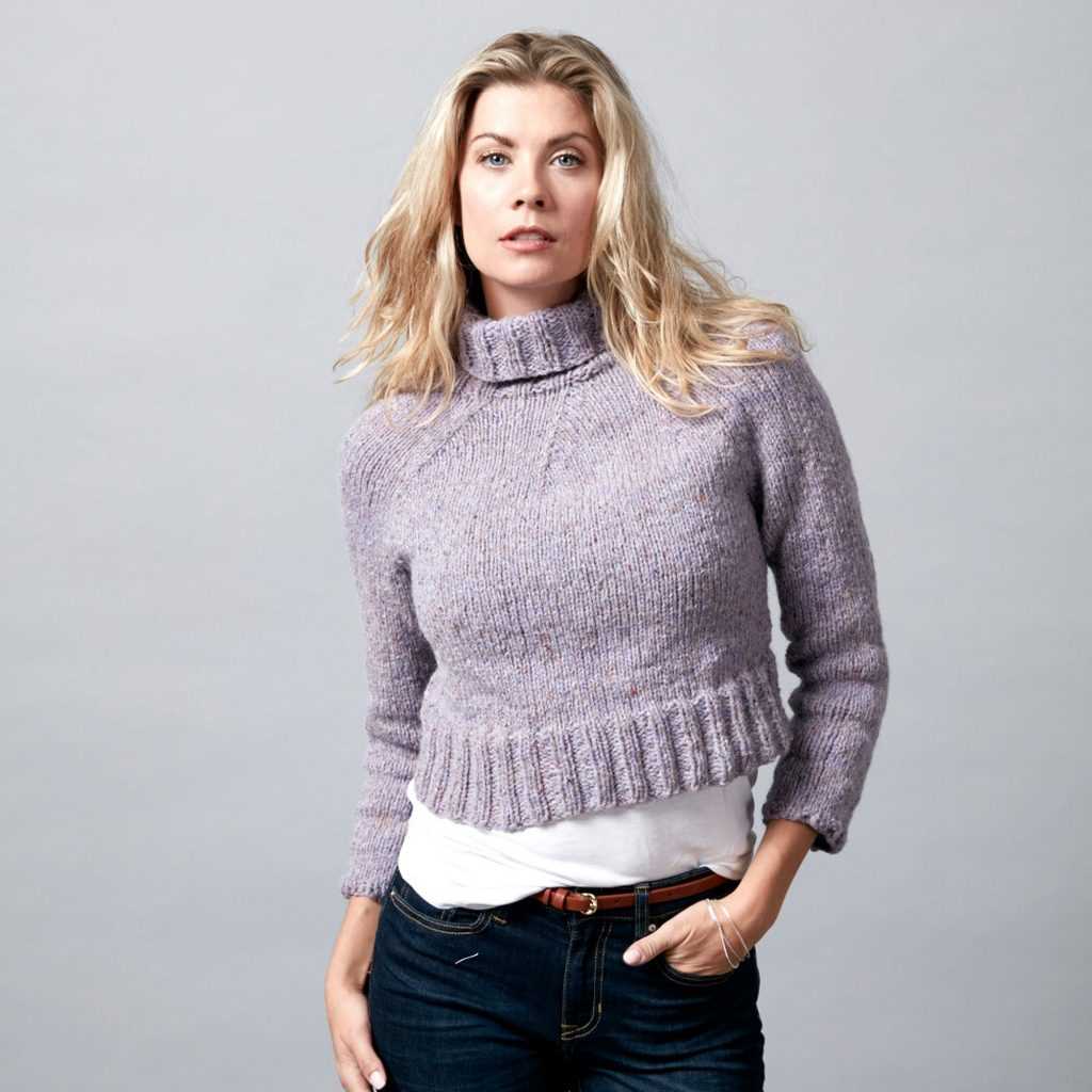 Knit cropped sweater pattern free