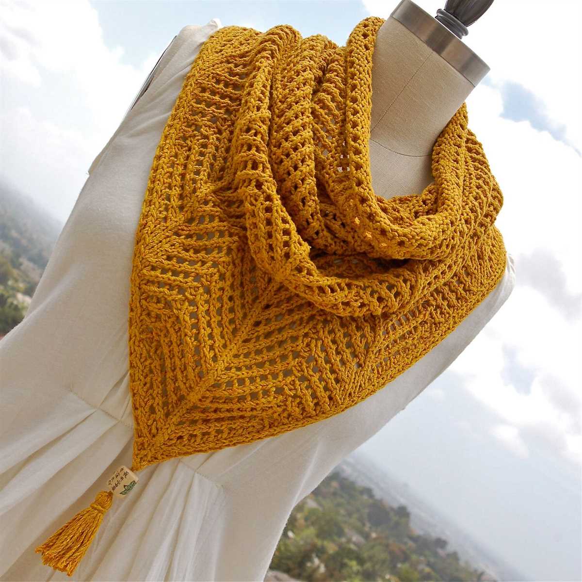 Cowl scarf pattern knit