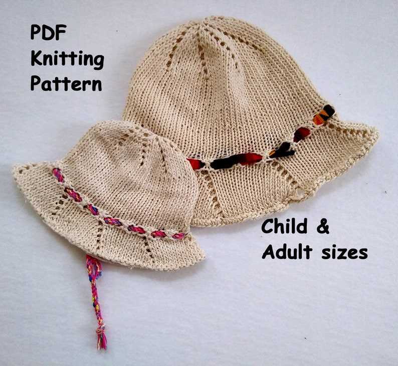 Free knitted bucket hat pattern