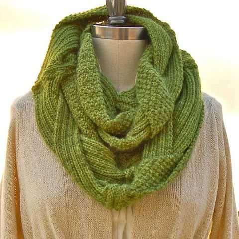 Challah infinity scarf knit pattern free