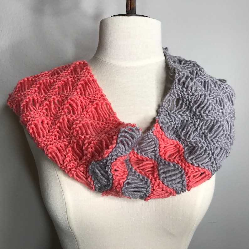 Challah infinity scarf knit pattern free