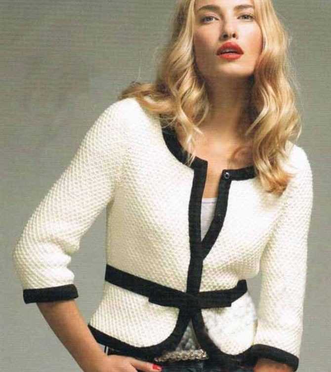 Chanel cardigan knitting pattern