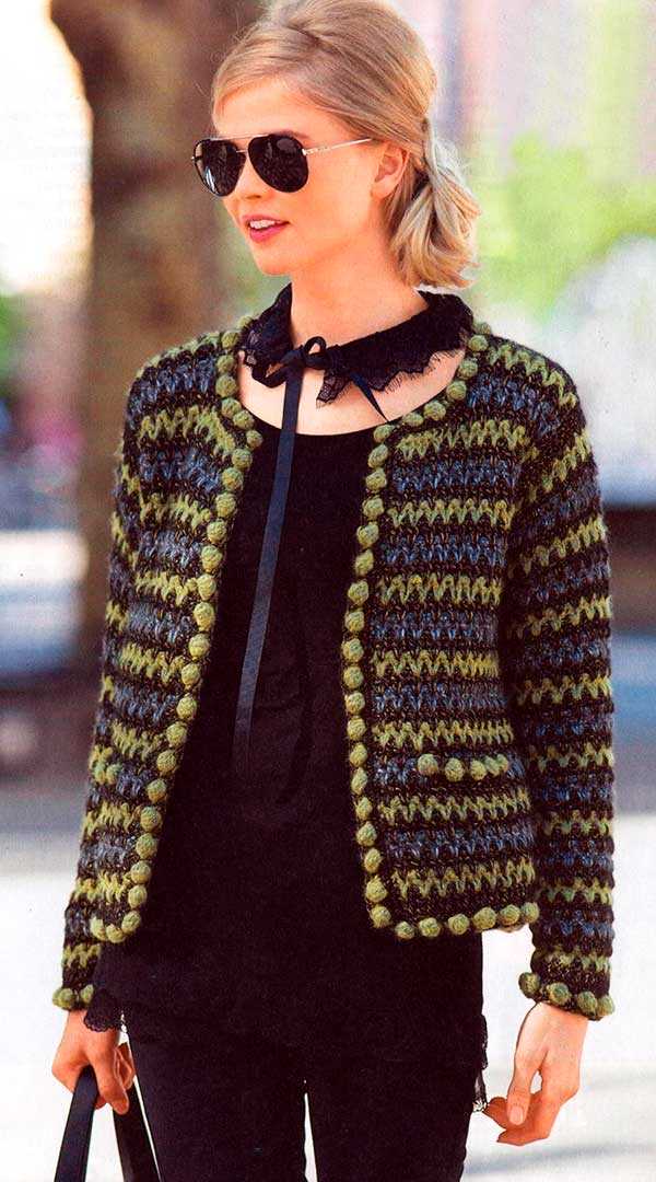 Chanel cardigan knitting pattern