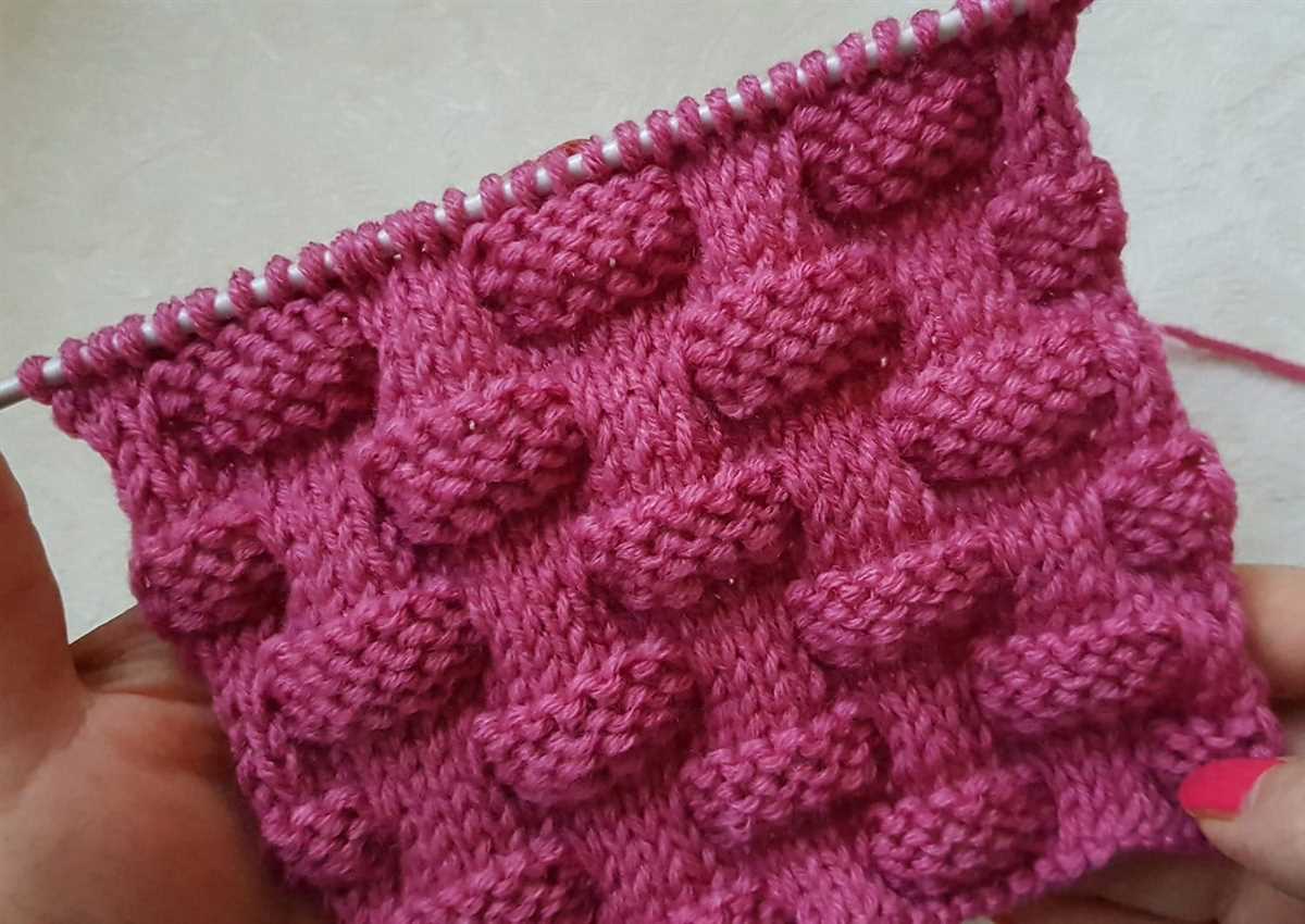 Checker stitch knitting pattern