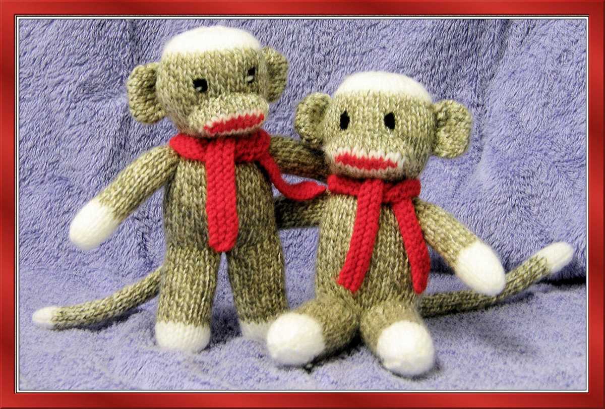 Cheeky monkey knitting pattern