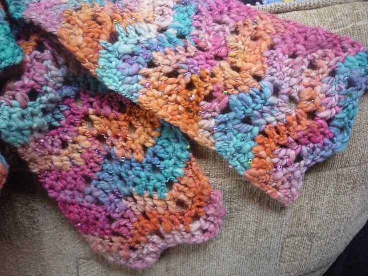 Chevron infinity scarf knitting pattern