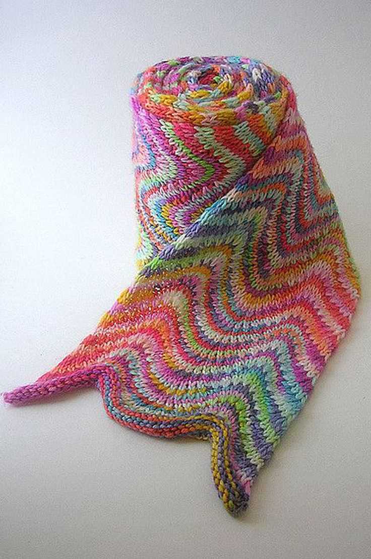 Chevron scarf knitting pattern free