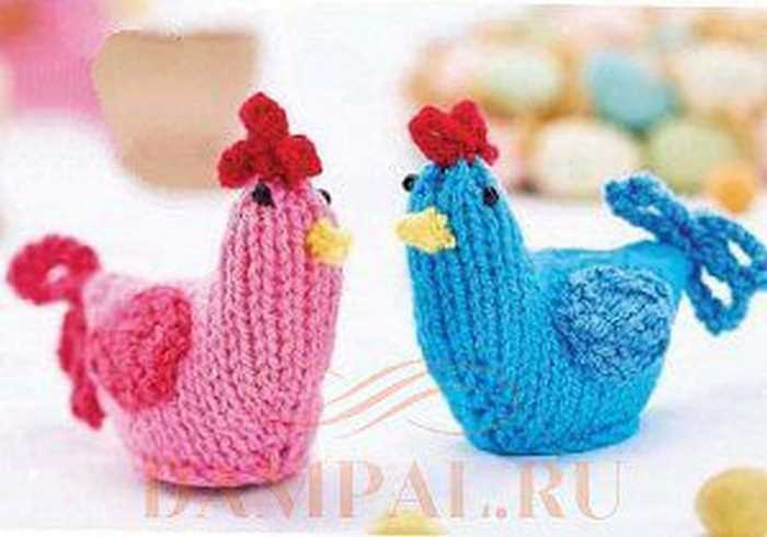 Chicken egg cosy knitting pattern