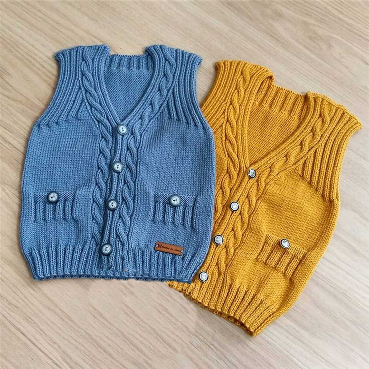 Child's vest pattern knitting