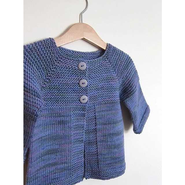 Child's top down cardigan knitting pattern