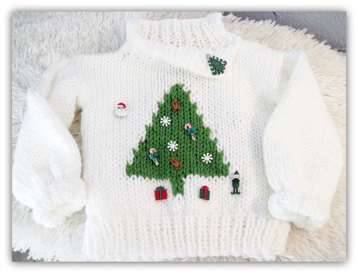 Children's christmas sweater knitting patterns