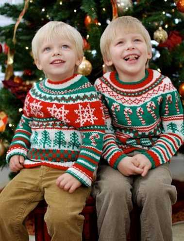 Children's christmas sweater knitting patterns