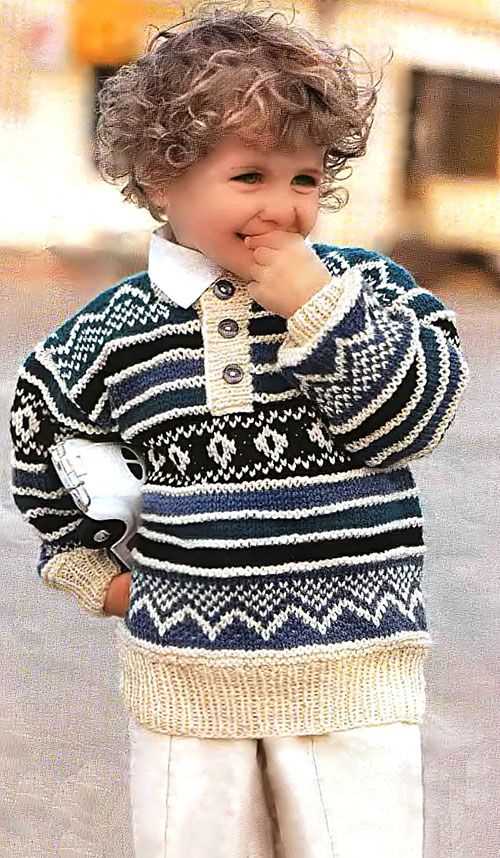 Children's sweater knitting patterns free