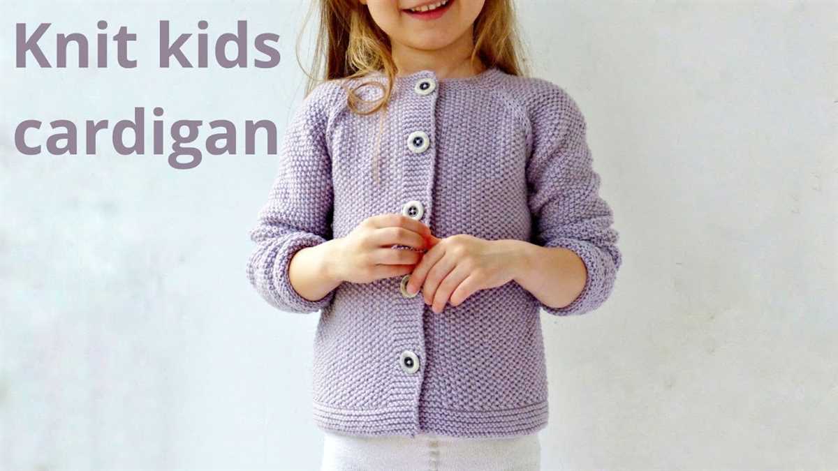 Childs cardigan knitting pattern free