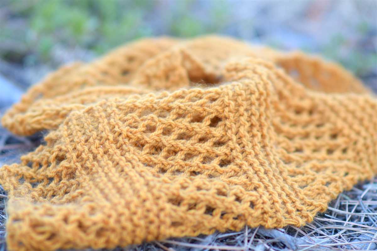 Knitting pattern for scarf free