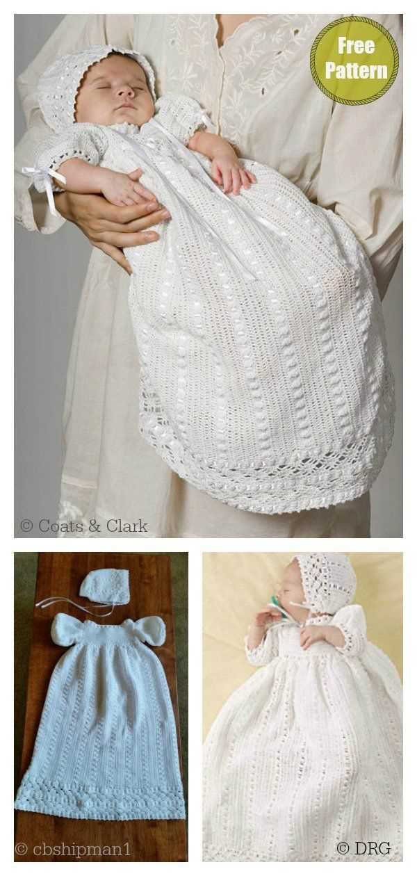 Christening dress knitting pattern free