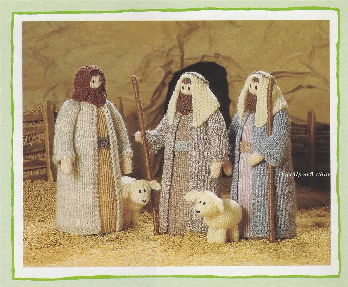 Christmas crib knitting patterns