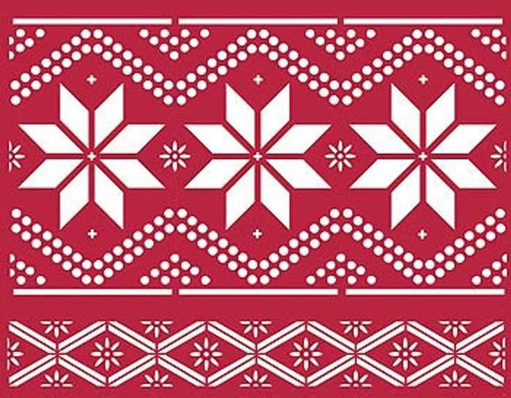 Christmas motif knitting patterns