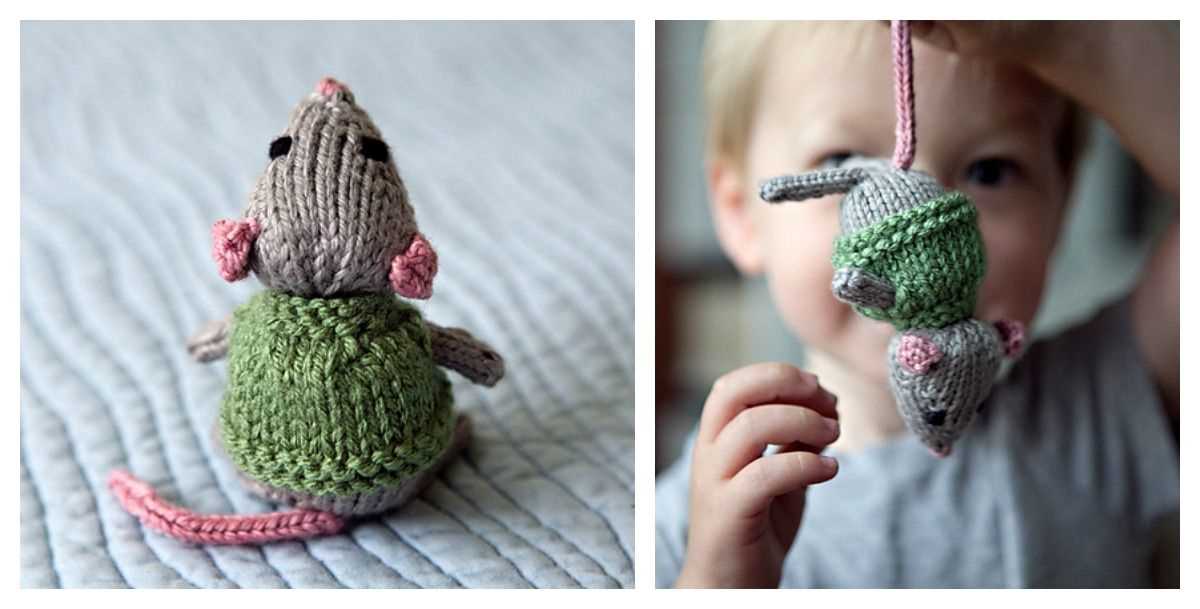 Christmas mouse knitting pattern free