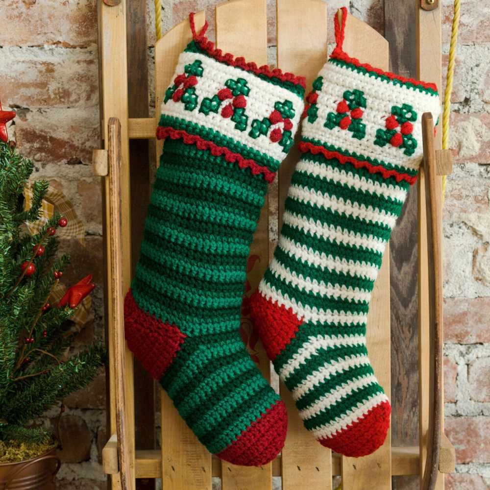 Christmas stocking knitting patterns free