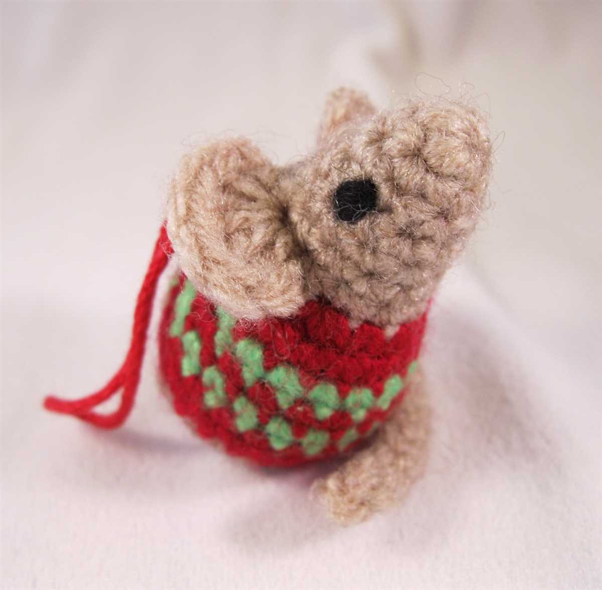 Christmas mouse knitting pattern free