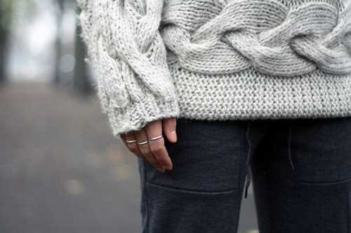 Chunky cardigan knit pattern