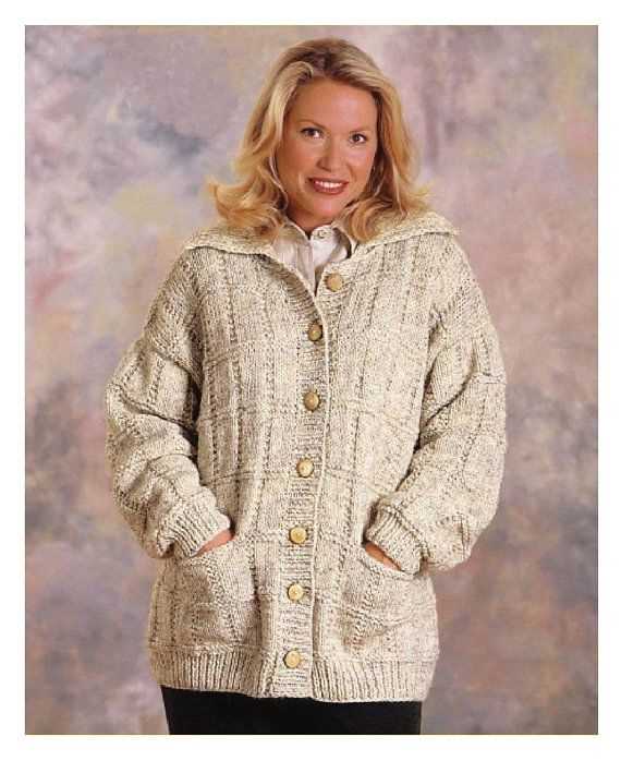 Chunky cardigan knitting pattern