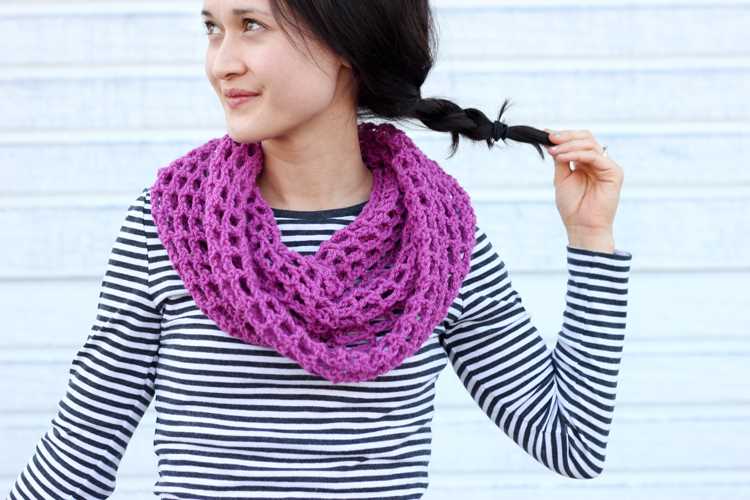 Chunky infinity scarf knitting pattern free