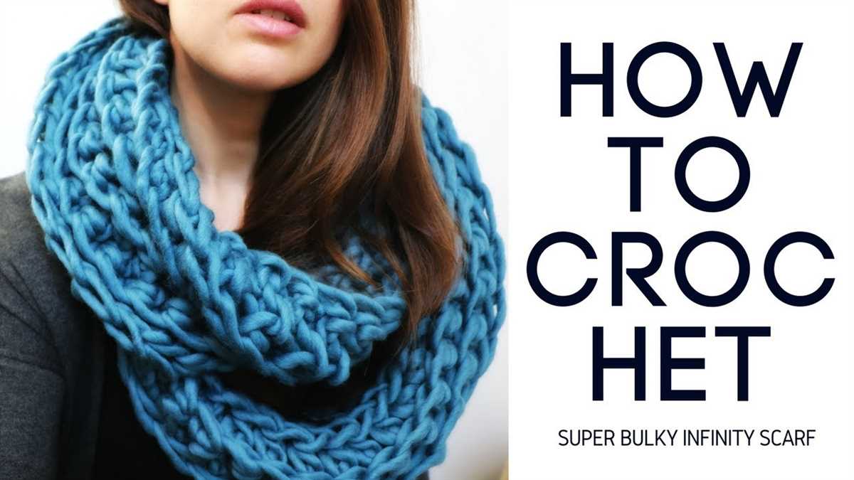 Chunky infinity scarf knitting pattern free