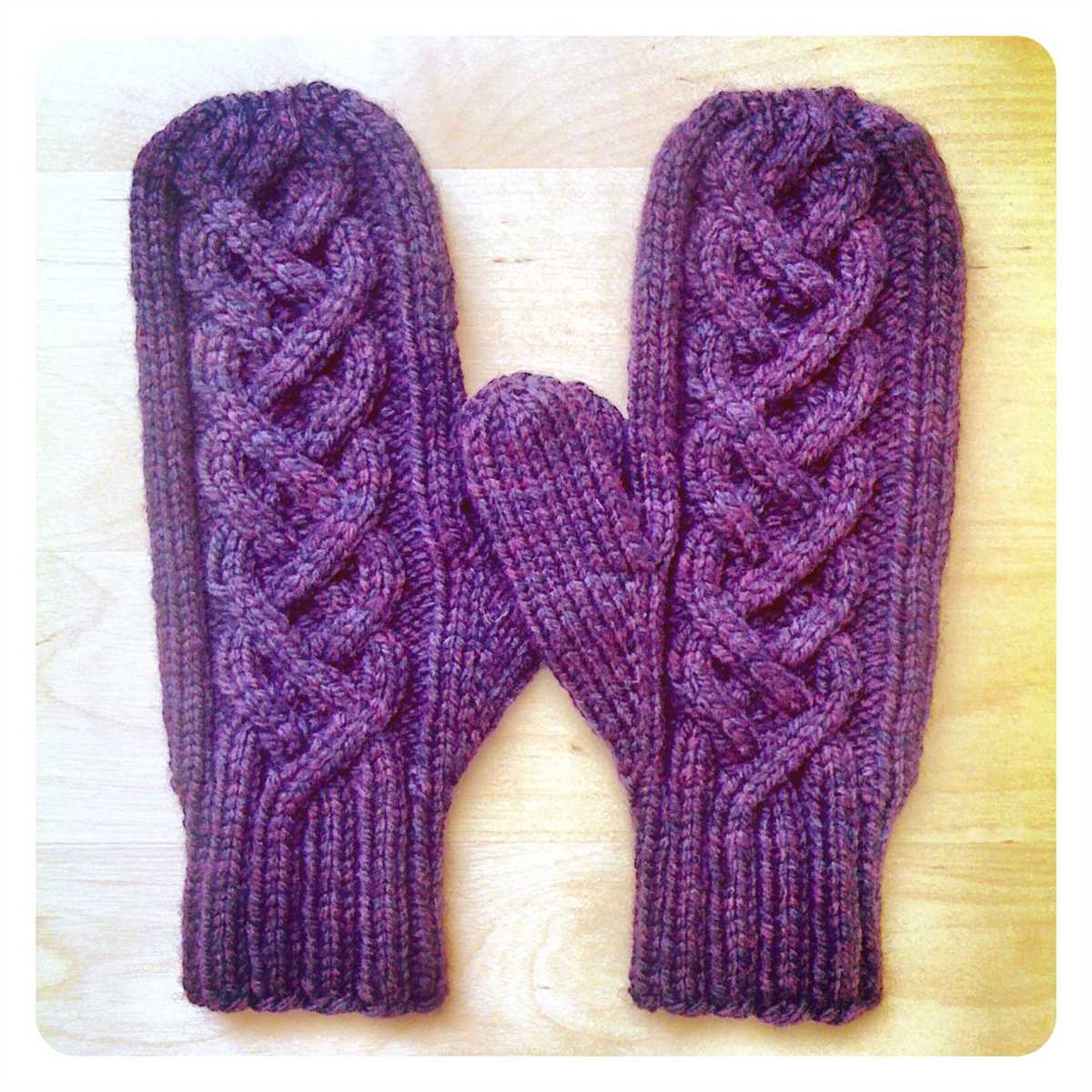 Chunky knit mittens patterns free