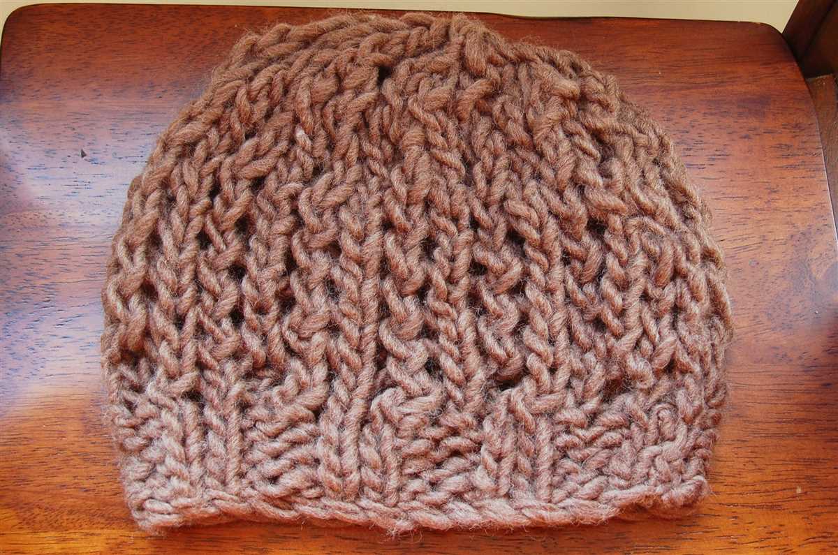 Chunky knitted hat patterns