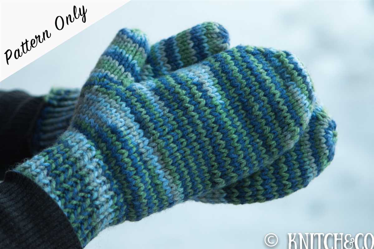 Chunky knit mittens patterns free