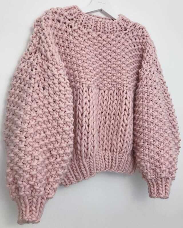 Chunky knit pattern cardigan