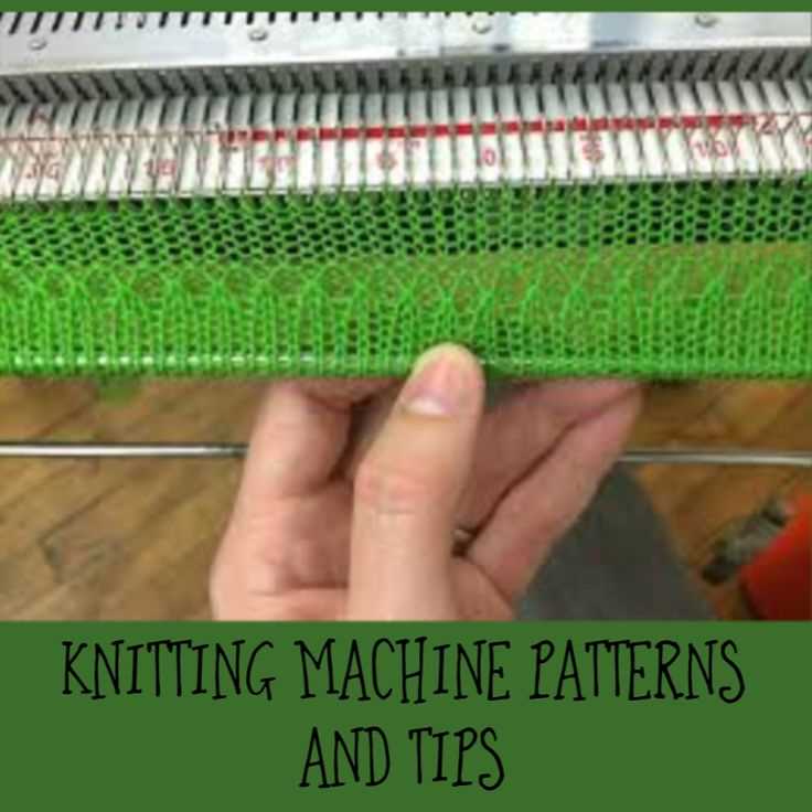 Circular knitting machine patterns pdf