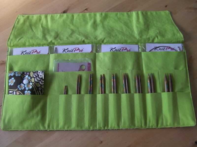 Circular knitting needle case pattern free